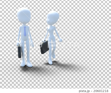 ビジネスイメージ　perming3DCGイラスト素材 20601218
