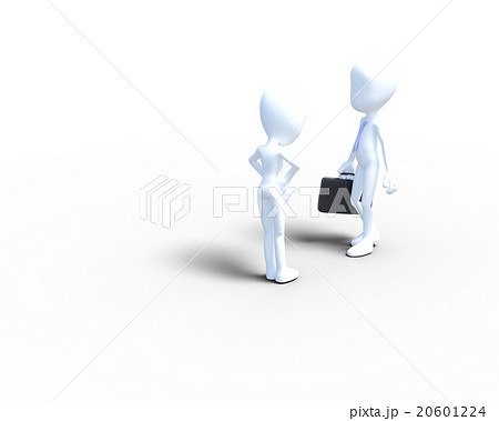 ビジネスイメージ　perming3DCGイラスト素材 20601224