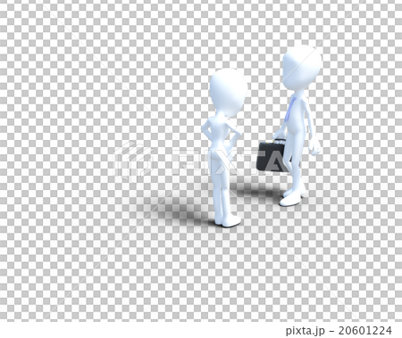 ビジネスイメージ　perming3DCGイラスト素材 20601224