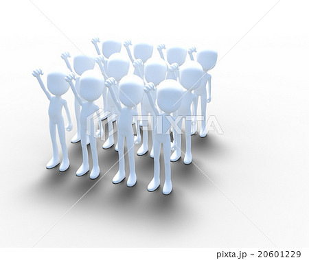 ビジネスイメージ　perming3DCGイラスト素材 20601229