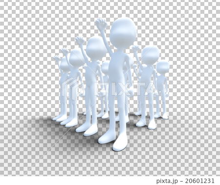 ビジネスイメージ　perming3DCGイラスト素材 20601231