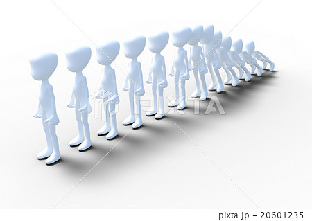 将棋倒し　perming3DCGイラスト素材 20601235