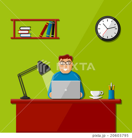 Man working in the office Man working in the office 20603795