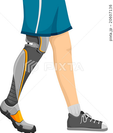 Cropped Feet Prosthetic Leg 20607136