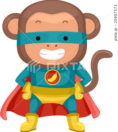 Cute Monkey Superhero Cute Monkey Superhero 20607373