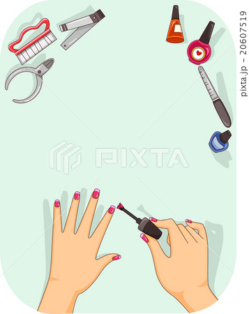 Hands Manicure Nail Polish 20607519