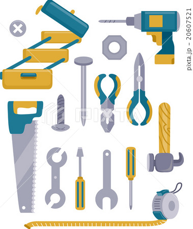 Construction Tools Set Elements Construction Tools Set Elements 20607521