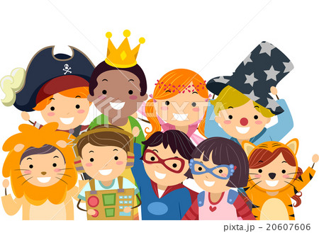 Stickman Kids Costume Day Group Photo 20607606