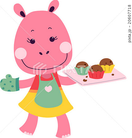 Cute Hippo Bake Muffins 20607718