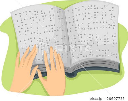 Hands Braille Book Trace 20607725