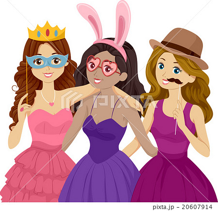Teen Girls Photobooth Pose Costume 20607914