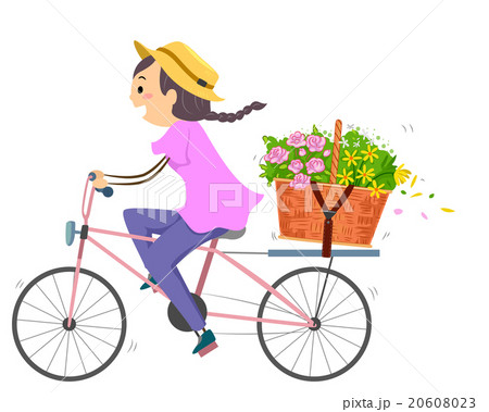 flower basket bicycle