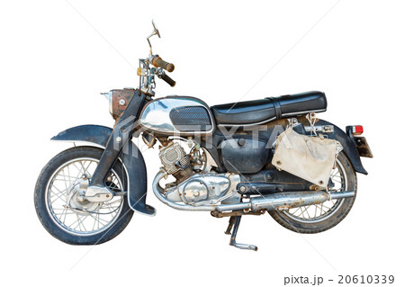 Old dirty motorcycle with rust  20610339