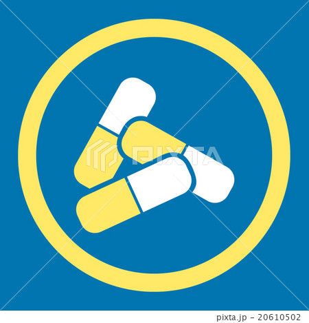 Pills Rounded Vector Icon 20610502