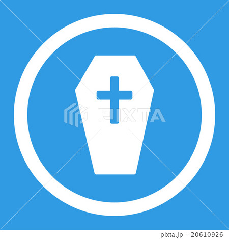 Coffin Rounded Vector Icon Coffin Rounded Vector Icon 20610926