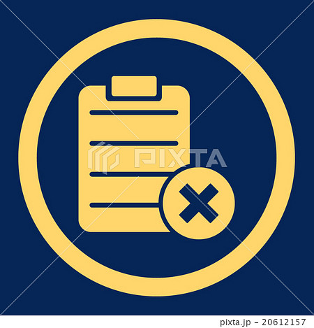 Reject Form Rounded Vector Icon 20612157