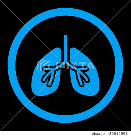 Lungs Rounded Vector Icon Lungs Rounded Vector Icon 20612968