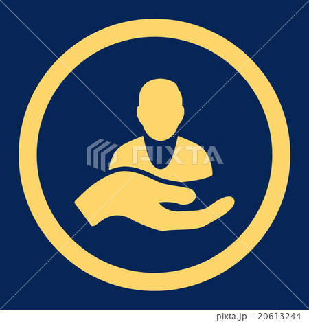 Patient Assistance Rounded Vector Icon 20613244