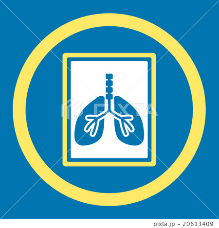 Lungs X-Ray Photo Rounded Vector Icon Lungs X-Ray Photo Rounded Vector Icon 20613409