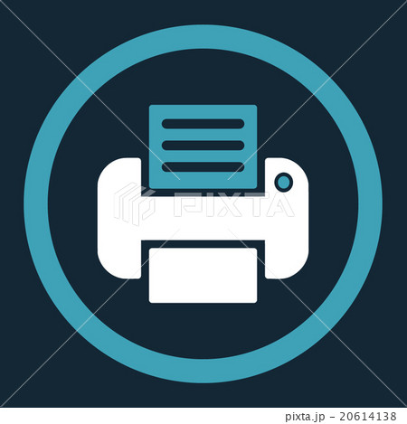 Print Rounded Vector Icon 20614138