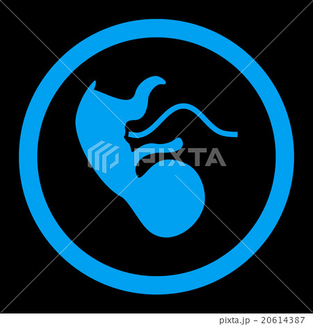Primacy Embryo Rounded Vector Icon Primacy Embryo Rounded Vector Icon 20614387