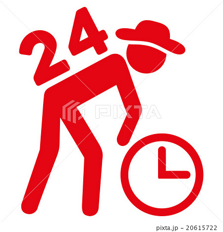 Around The Clock Work Icon Around The Clock Work Icon 20615722