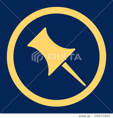 Pin Rounded Vector Icon Pin Rounded Vector Icon 20615842