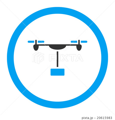 Drone Shipment Rounded Vector Icon Drone Shipment Rounded Vector Icon 20615983