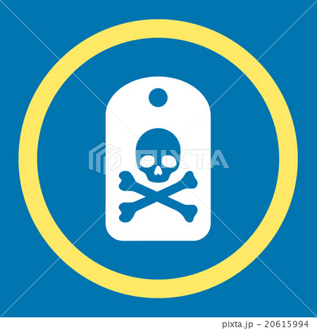 Death Sticker Rounded Vector Icon Death Sticker Rounded Vector Icon 20615994