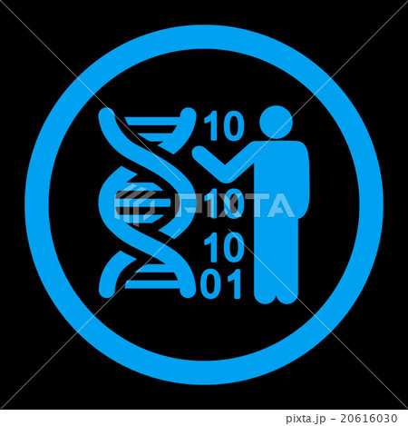 DNA Code Report Rounded Vector Icon 20616030