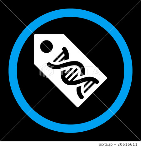 DNA Marker Rounded Vector Icon 20616611