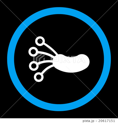 Infection Microbe Rounded Vector Icon 20617151