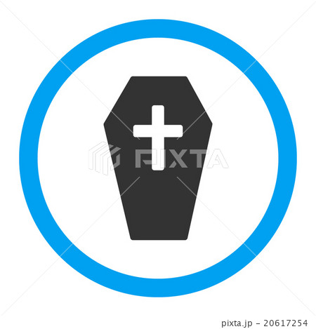 Coffin Rounded Vector Icon Coffin Rounded Vector Icon 20617254