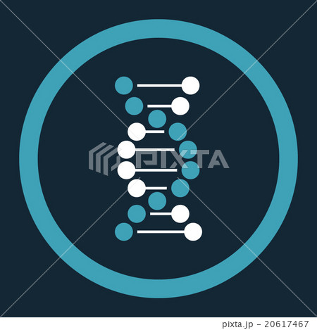 DNA Rounded Vector Icon DNA Rounded Vector Icon 20617467