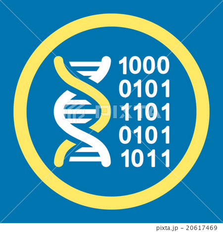 Genetic Code Rounded Vector Icon 20617469