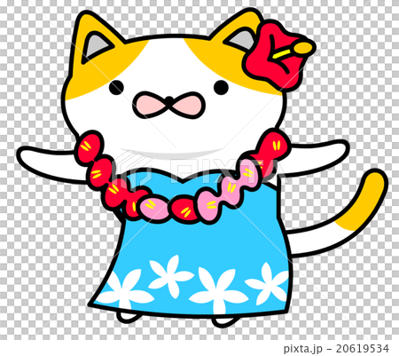 フラダンスネコ2 フラダンスネコ2 20619534