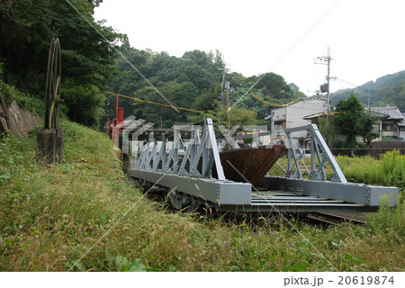 蹴上インクラインで使われた「台車(復元)」(京都市東山区) 蹴上インクラインで使われた「台車(復元)」(京都市東山区) 20619874