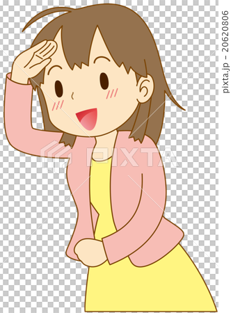 見渡す女性 見渡す女性 20620806