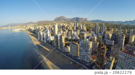 Panoramic aerial view of Playa de Levante Benidorm 20622279
