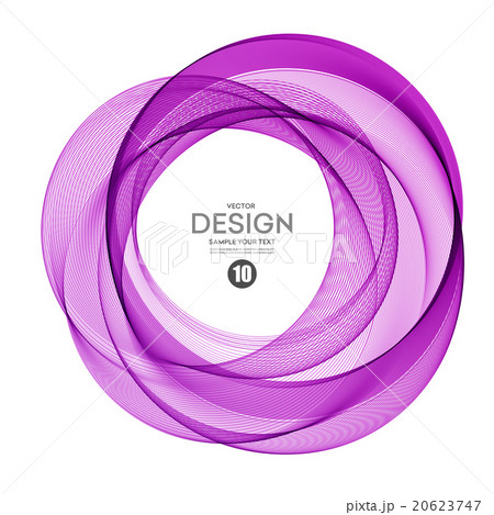 Abstract vector background, futuristic wavy  20623747