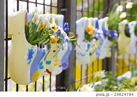 clogs, Keukenhof Gardens, Lisse, Netherlands 20624784