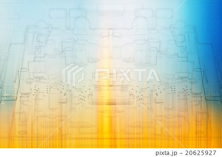 Microelectronics, white background chips concept 20625927