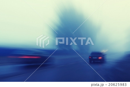blurred background autumn fog on city road blurred background autumn fog on city road 20625983