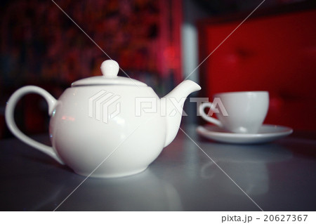 cup of tea at a cafe blurred background cup of tea at a cafe blurred background 20627367