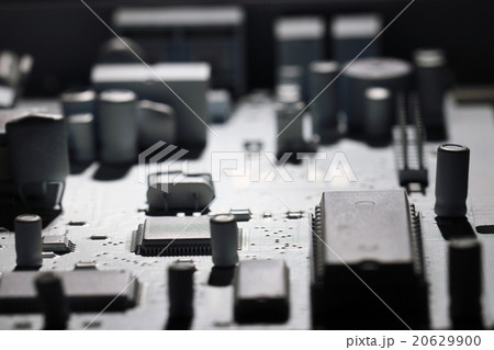 Microelectronics, white background chips concept Microelectronics, white background chips concept 20629900