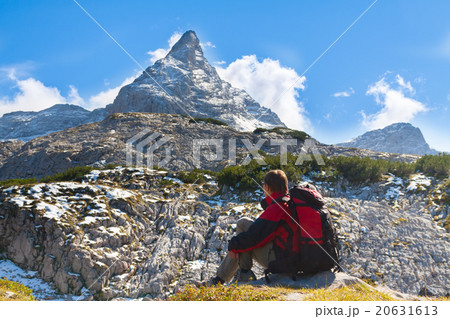 sport  woman in mountains 20631613