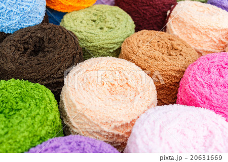 colorful knitting wool 20631669