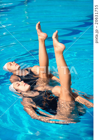 Synchronized swimming Synchronized swimming 20631755