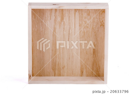 Empty wooden box Empty wooden box 20633796
