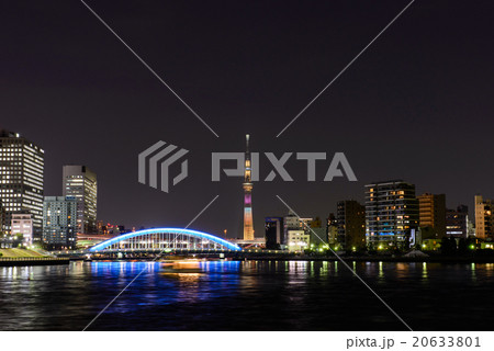 スカイツリーと永代橋 スカイツリーと永代橋 20633801